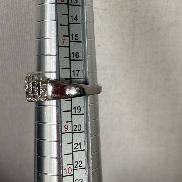 Ring, signed 14k GP - Picture 3 of 5